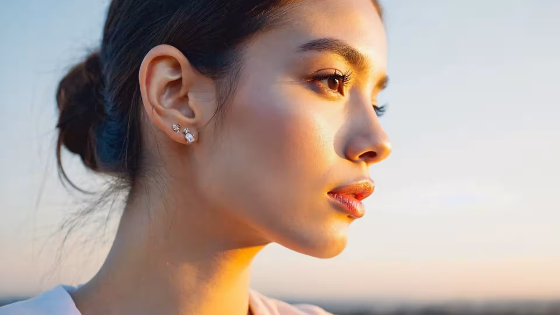 マイクロウェーブリフトのフェイスライン訴求用ヒーロー画像